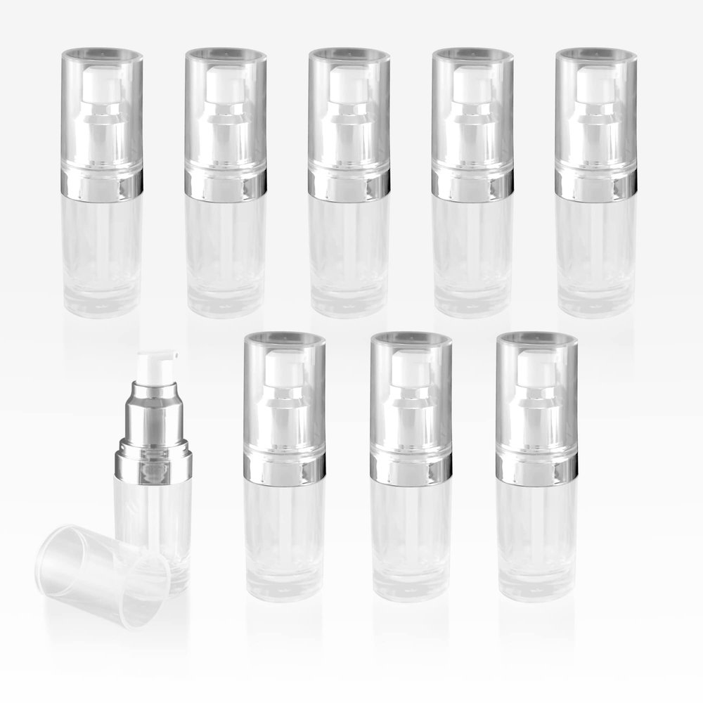 Citizen 15ml Cosmetic Bottle w/Clear Inner Bottle (Carton - 150 Pack)