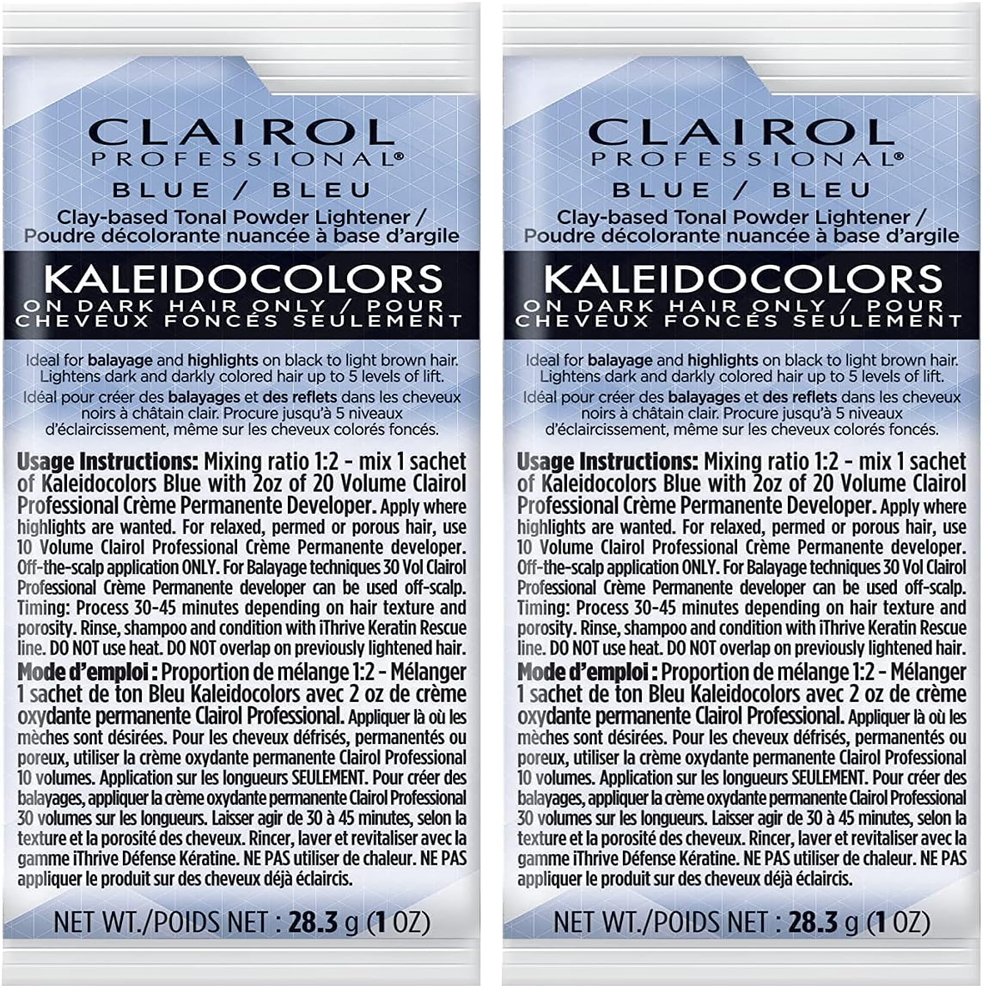 Clairol Professional Kaleidocolors, Blue, 1 oz (Pack of 2)