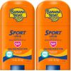 Banana Boat Sport Ultra Sunscreen Stick SPF 50, 1.5oz | Travel Sunscreen, Mini Sunscreen, SPF Stick Sunscreen, Oxybenzone Free Sunscreen, 1.5oz (Pack of 2) view 1