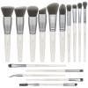 ZOREYA Makeup Brushes - 15 Pcs Premium Bamboo Charcoal Infused Bristles Makeup Brush Set, Foundation Concealers Eye Shadows Make Up Brush,Eyeliner Brushes(White) view 1
