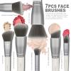 ZOREYA Makeup Brushes - 15 Pcs Premium Bamboo Charcoal Infused Bristles Makeup Brush Set, Foundation Concealers Eye Shadows Make Up Brush,Eyeliner Brushes(White) view 3