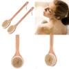 Magik 1-2Pc Natural Bristle Wooden Bath Shower Brush Spa Back Body Dry Skin Scrubber (2 Pack) view 2