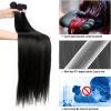 Hair Extensions Peruvian Hair Bundles with Closure Bone Straight Human Hair Bundles with 5x5x1 Lace Closures 3/4 Bundles Weave Human Hair Bundles with Closure human hair bundles ( Size : 32 32 32 Clos view 4