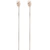 KALLORY 2pcs Vintage Hair Bun Holder Stick Retro Chinese Hairpin for Women and Girls Elegant Chignon Accessory for Traditional Costumes and Hair Styles Random Style view 1