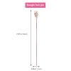 KALLORY 2pcs Vintage Hair Bun Holder Stick Retro Chinese Hairpin for Women and Girls Elegant Chignon Accessory for Traditional Costumes and Hair Styles Random Style view 2