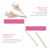 KALLORY 2pcs Vintage Hair Bun Holder Stick Retro Chinese Hairpin for Women and Girls Elegant Chignon Accessory for Traditional Costumes and Hair Styles Random Style view 3