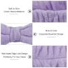Ondder 8 Pcs Spa Headbands - Fuzzy Terry Cloth Face Wash Headbands for Women's Makeup & Skincare view 2