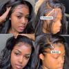 13x4 Ear to Ear Lace Frontal Closure Body Wave 14 Inch Brazilian Human Hair 13x4 Transparent HD Lace Closure Pre Plucked with Baby Hair 150% Density Free Part Frontal Natural Black Color view 4