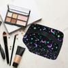 Makeup Bag, Crescents and Stars Makeup Organizer Bags Toiletry Bag Box Travel Cosmetic Bag Make Up Train Case for Women Teen Girl Ladies view 3