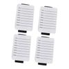 minkissy 4pcs Portable Acrylic Eyelash Extension Pallet Lash Holder Tile for Efficient Grafting Salons Travel Compact Design Scale for Easy Use view 1