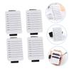 minkissy 4pcs Portable Acrylic Eyelash Extension Pallet Lash Holder Tile for Efficient Grafting Salons Travel Compact Design Scale for Easy Use view 2