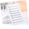 minkissy 4pcs Portable Acrylic Eyelash Extension Pallet Lash Holder Tile for Efficient Grafting Salons Travel Compact Design Scale for Easy Use view 4