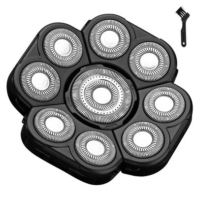 9 Blades Head Shaver Men's Electric Shaver Replacement Heads Universal Replacement Blade Head Electric Razor for Men