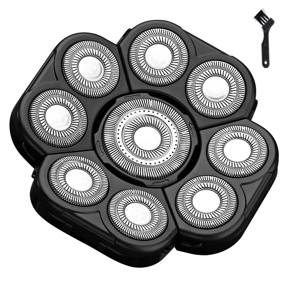 9 Blades Head Shaver Men's Electric Shaver Replacement Heads Universal Replacement Blade Head Electric Razor for Men