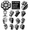 9 Blades Head Shaver Men's Electric Shaver Replacement Heads Universal Replacement Blade Head Electric Razor for Men view 3