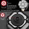 9 Blades Head Shaver Men's Electric Shaver Replacement Heads Universal Replacement Blade Head Electric Razor for Men (9D Silvery) view 3