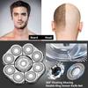 9 Blades Head Shaver Men's Electric Shaver Replacement Heads Universal Replacement Blade Head Electric Razor for Men (9D Silvery) view 4