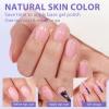 BTArtbox XCOATTIPS Natural Nail Tips Matte- Extra Short Almond Press On Nails Pink, Long Lasting Soft Gel Nails False Nail, Soak Off Acrylic Fake Nails Extensions for Nail Art DIY view 2