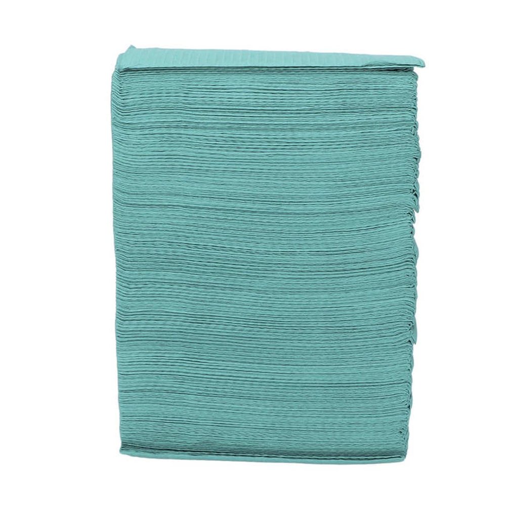 125 Pcs/Set Disposable Tattoo Cleaning Wipes Waterproof Medical Nail Polish Tablecloth Dental Piercing Bibs Waterproof Sheet (Color : Green)
