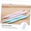 3pcs Dead Skin Fork Nail Pusher Multitools Cuticle Pusher Nail Art Mutitool Dead Skin Cuticle Pusher Nippers Pusher Dead Skin Pusher Cuticle Fork Cuticle Shaper Polish Major Rubber view 3