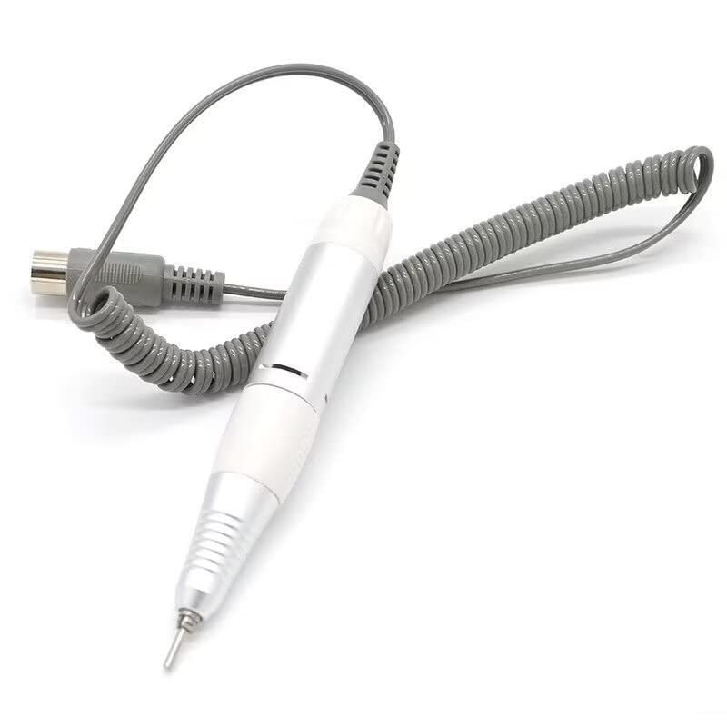 Nail Drill Pen 35000RPM Electric Nail Drill Machine Stainless Steel Handle Electric Manicure Drill Accessory Nail Art Tool