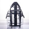 Wide Open Large Professional Clear PVC Travel Makeup Artist Set Bag Cosmetic Nails Beauty Bags Transparent Vinyl Tool Organizer Beach Bags Diaper Bag with 6 External Pockets & Strap (Black) view 4