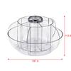 360 Rotating Makeup Organizer, Bathroom Makeup Carousel Spinning Holder Rack, Large Capacity Cosmetics Storage Box Vanity Shelf Countertop, Fits Makeup Brushes, Lipsticks, Transparent view 3