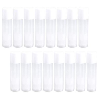 FOMIYES 100pcs Lip Balm Tubes Refillable Lipstick Containers for Diy Lip Balm and Lipstick Portable Empty Gloss Tubes Secure Cap for Travel and Home Use