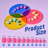 TsMADDTs Press on Nails, 720PCS Short Round Fake Nails with Glue, Files, Tweezer for Women DIY at Home view 2