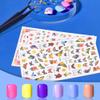 TsMADDTs Press on Nails, 720PCS Short Round Fake Nails with Glue, Files, Tweezer for Women DIY at Home view 3
