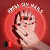 TsMADDTs Press on Nails, 720PCS Short Round Fake Nails with Glue, Files, Tweezer for Women DIY at Home view 4