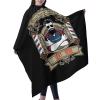 Custom Barber Cape Hairdresser Cape, Add Your Photo Text Logo Personalized Barber Salon Cape for Men, Customized Hair Cutting Cape for Home Salon Barbershop view 2