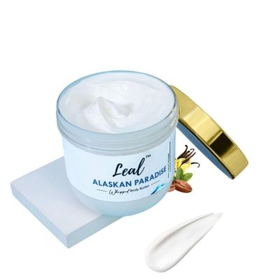 Leal Whipped Body Butter, Whipped Shea Butter for skin, Ultra Moisturising Body Cream, Body moisturizer for women, Body Whipped Butter Vanilla, Ultra Hydrating Body Butter-180g