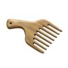 minkissy 3pcs Wooden Wide Tooth Hair Comb Sandalwood Detangler Curly Hair Accessories Pick view 3