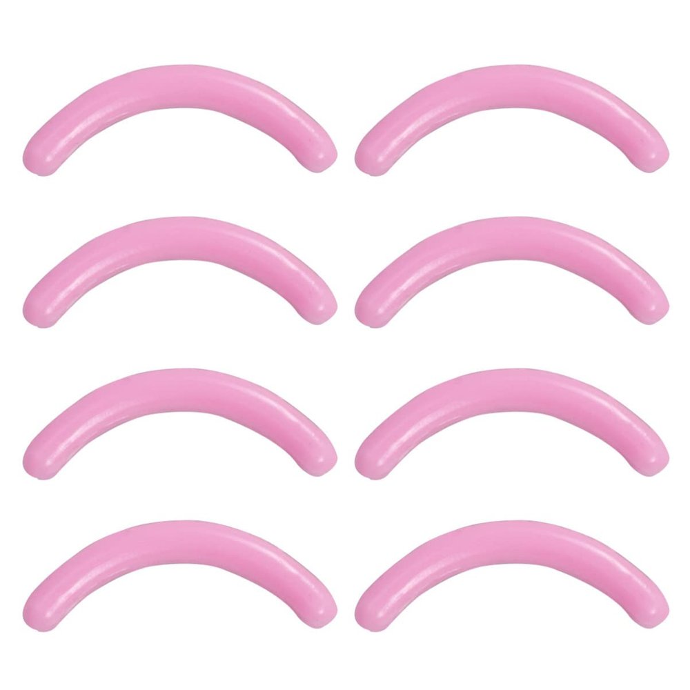 Beavorty 16pcs Soft Silicone Eyelash Curler Replacement Pads Washable Rubber Cushions for Curling Lashes Compatible Mascara and Eyeliner