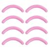 Beavorty 16pcs Soft Silicone Eyelash Curler Replacement Pads Washable Rubber Cushions for Curling Lashes Compatible Mascara and Eyeliner view 1
