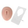 Silicone Belly 3D Model, Piercing Practice Acupuncture Display Soft Navel Model for Teaching, Navel Piercing Practice Model, Soft Navel Model (Medium Skin Color) view 1