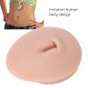 Silicone Belly 3D Model, Piercing Practice Acupuncture Display Soft Navel Model for Teaching, Navel Piercing Practice Model, Soft Navel Model (Medium Skin Color) view 2