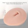Silicone Belly 3D Model, Piercing Practice Acupuncture Display Soft Navel Model for Teaching, Navel Piercing Practice Model, Soft Navel Model (Medium Skin Color) view 3