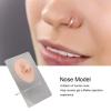 1 Piece Silicone Nose Model Soft Silicone Flexible Human Nose Rubber Nose With Model Body Parts Displays For Jewelry Display Teaching Tool (Medium Skin Color) view 2