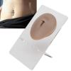 Silicone Belly 3D Model, Piercing Practice Acupuncture Display Soft Navel Model for Teaching, Navel Piercing Practice Model, Soft Navel Model (Deep Skin Color) view 4