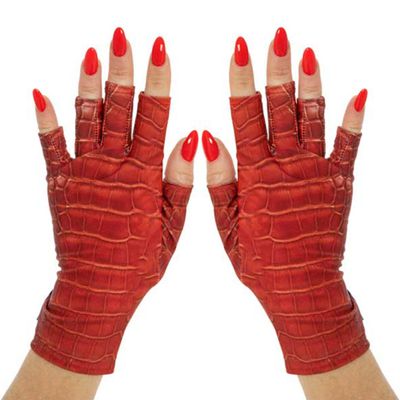 ManiGlovz - The ORIGINAL UPF 50+ UV Light Protective Nail Gloves | Gel Manicure and Anti UV Fingerless Gloves for Women | Can be Used as Sun Protection Gloves for Driving | Animal Instinct