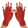 ManiGlovz - The ORIGINAL UPF 50+ UV Light Protective Nail Gloves | Gel Manicure and Anti UV Fingerless Gloves for Women | Can be Used as Sun Protection Gloves for Driving | Animal Instinct view 1