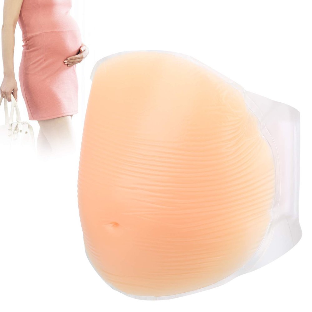 Fake Pregnancy Belly,Fake Pregnant Belly Bump for 2-5 Months Fake Belly Costume (2-4 Months)