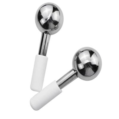 Hanmier Ice Globes for Facials Stainless Steel Ice Globes Instantly Reduce Puffiness, Tighten Pores and Sinus Relief, Face Globes for Facial Massages and Daily Beauty Routines