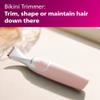 Philips Beauty Women's Bikini Trimmer and Precision Trimmer Special Edition Bundle, BRT387/90,Pink and White view 2