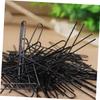 KALLORY 200pcs u Shaped Hair Clips for Women Corrugated Hair for Buns Updo Hairstyles Black for Daily Use and Special Occasions view 2