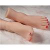 MUENG 1 Pair Silicone Fake Foot, Lifelike Soft Female Foot Mannequin with Simulated Bones for Display, Medicine, Painting Teaching,Bones Style view 4