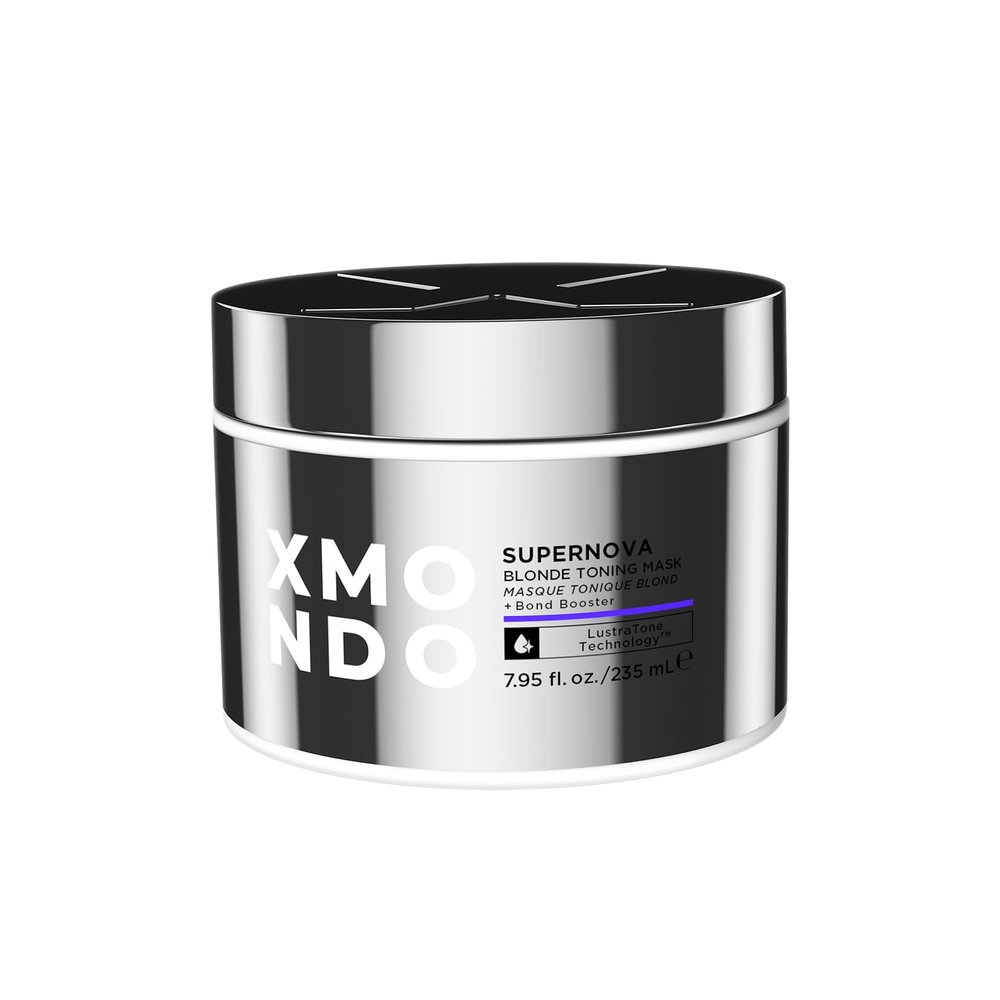 XMONDO Supernova Blonde Toning Reparative Mask Tones, Repairs, & Hydrates, Vegan with Jojoba Oil, 7.95 oz