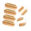 Beaupretty 12pcs Double-sided Boar Bristle Nail Brush Wooden Manicure Tool for Nail Art Hand and Foot Care Selection view 2